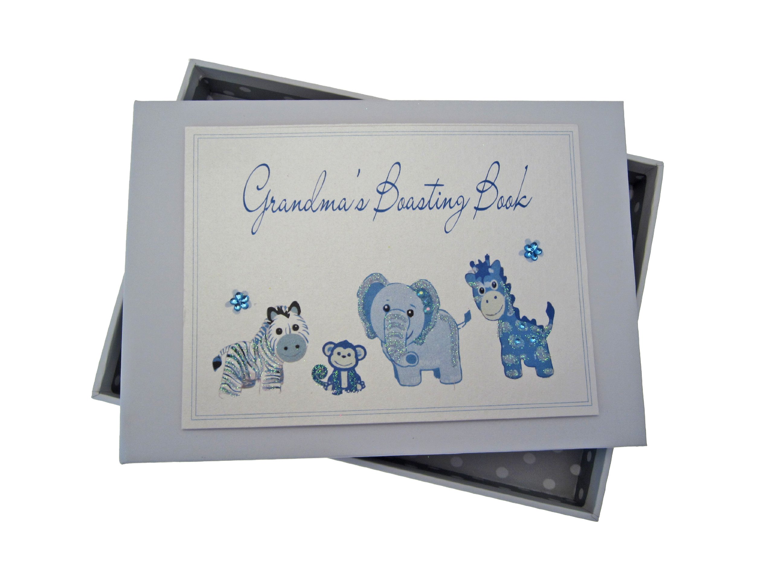 White Cotton Cards - Album fotografico piccolo con scritta Nanny's