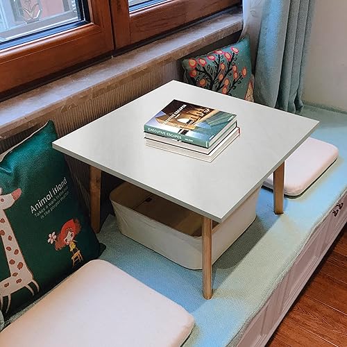 Miniatura 62 de Kaboon Mesa universal de 24 x 24 pulgadas, paquete de 2, solo encimera reversible de melamina, uso doméstico o comercial en interiores, 1 pulgada