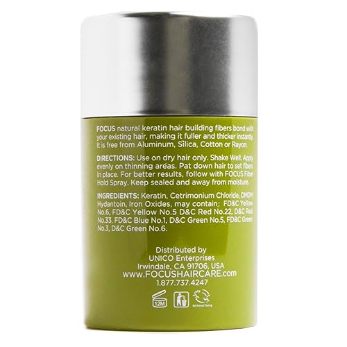 Miniatura 9 de Fibras de cabello para adelgazar el cabello, espray de proteína de queratina natural, fibras de cabello para cabellos ondulados, rizados, enrollados