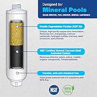 Vista 3 de Filtro de manguera para piscinas y jacuzzis – Elimina fosfatos, metales y sedimentos del agua de la fuente – Bueno para 10,000 galones – Paquete