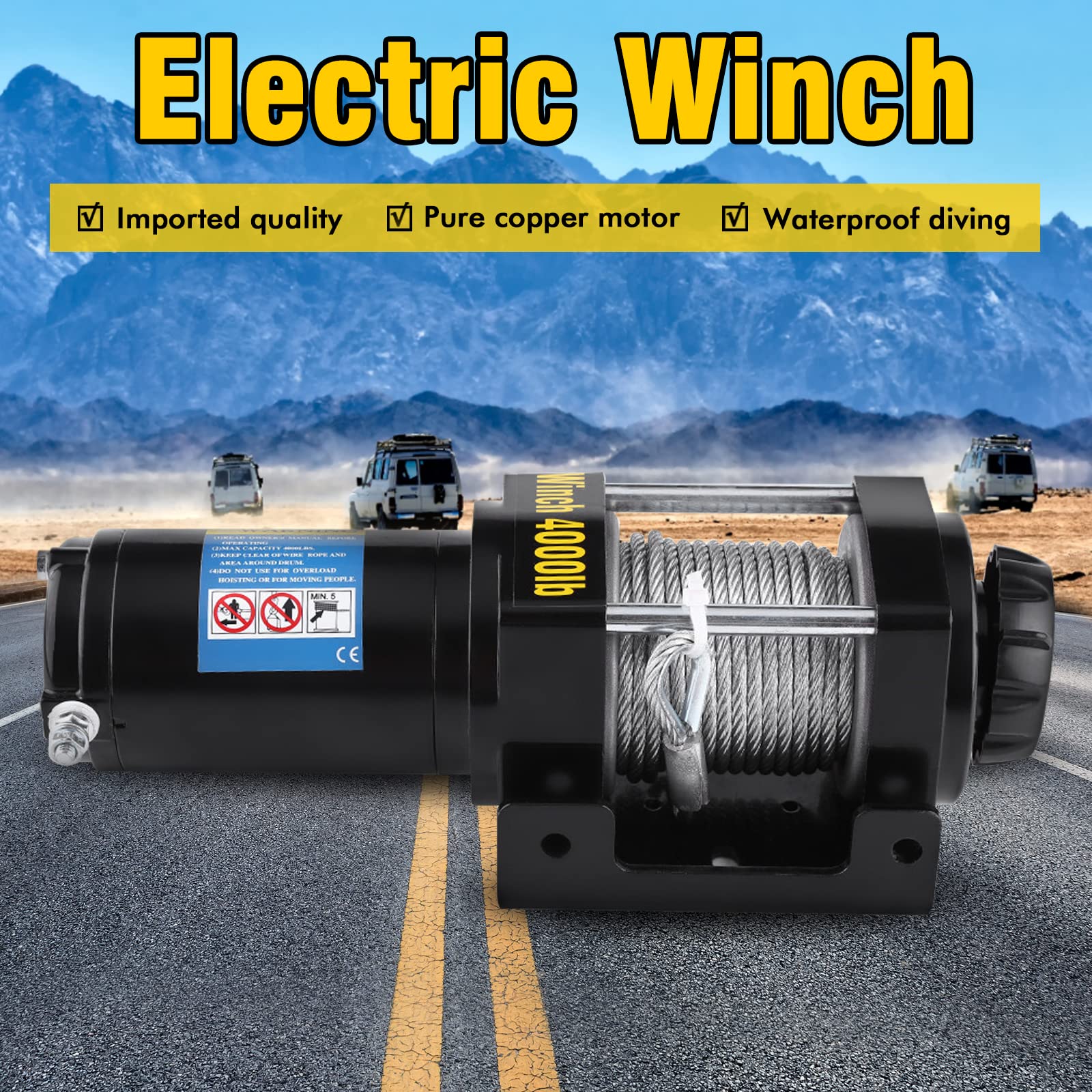 elektrische lier 12 volt - Advertentie 513660