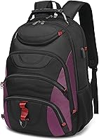 Vista 21 de Mochila para laptop Boavan para hombres (Negro, 15.6), Rosa(Amour Pink), Elegante