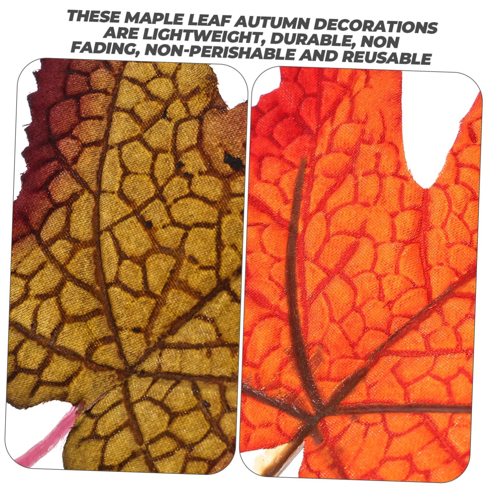 PRETYZOOM 160 STK Simuliertes Ahornblatt Künstliche Herbstblätter Hausdekorationen Für Zu Hause Hochzeitsfeier Ahornblätter Herbstdeko Künstliches Blatt Gefälschte Gartenblätter Seidenblume