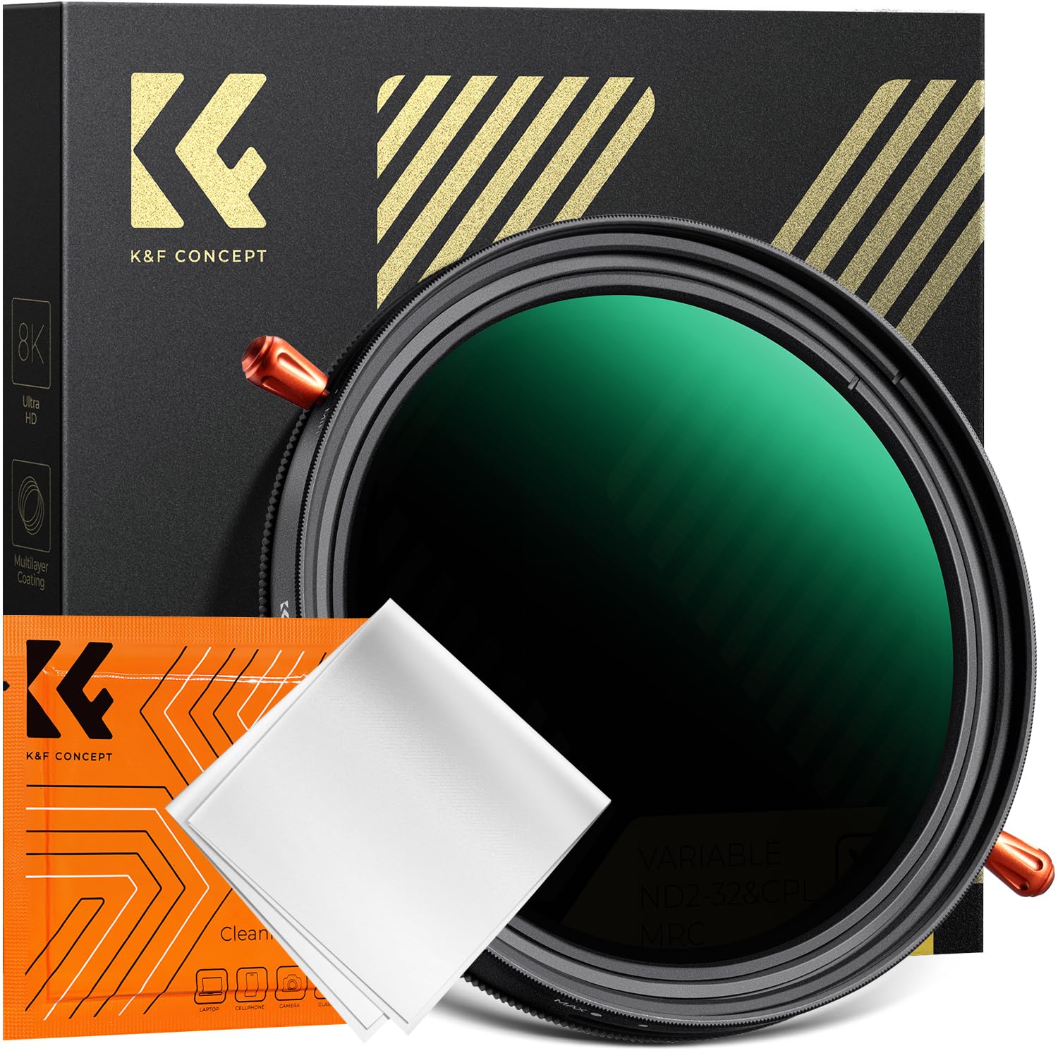 K&F Concept 86mm 可変NDフィルター ND2-ND32 Amazon.com : K&F CONCEPT 86mm Variable Fader ND2-ND32 ND Filter