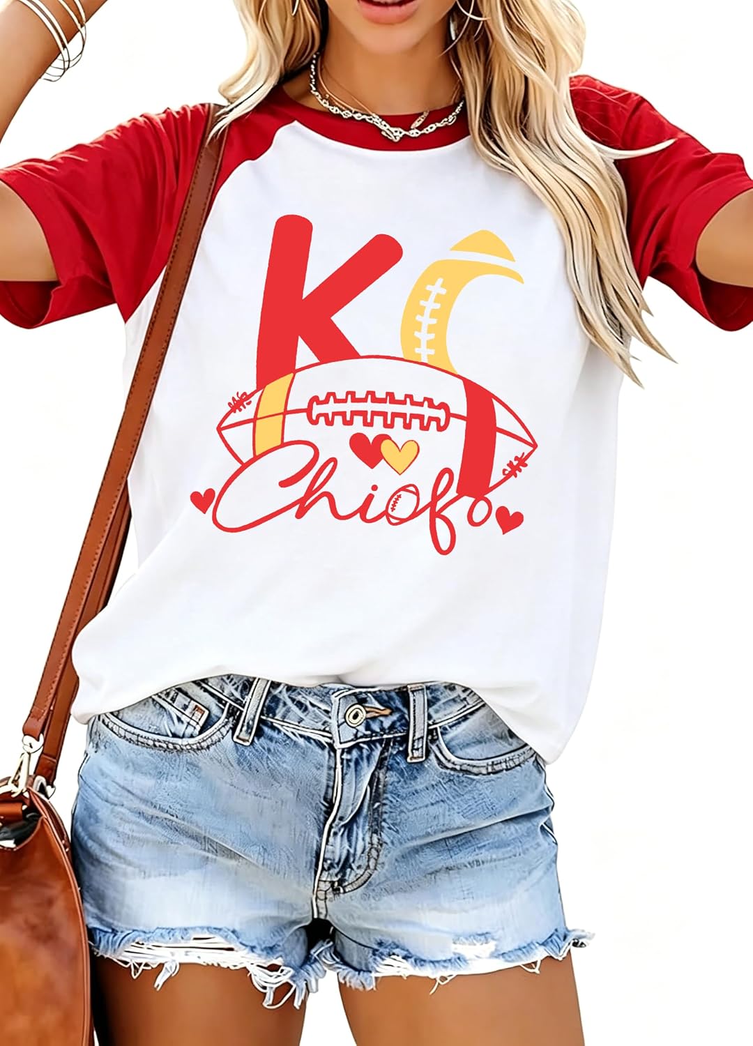 Football Shirts for Women Football Season Game Day Tshirt Team Fans Gift Shirts Casual Short Sleeve Tees Top