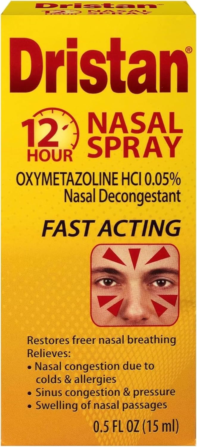 Dristan 12-Hour Nasal Spray 0.50 oz (Pack of 5)