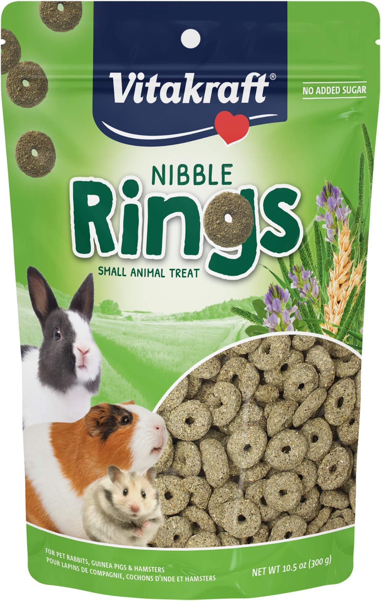 Vitakraft Nibble Rings Small Animal Treats Crunchy