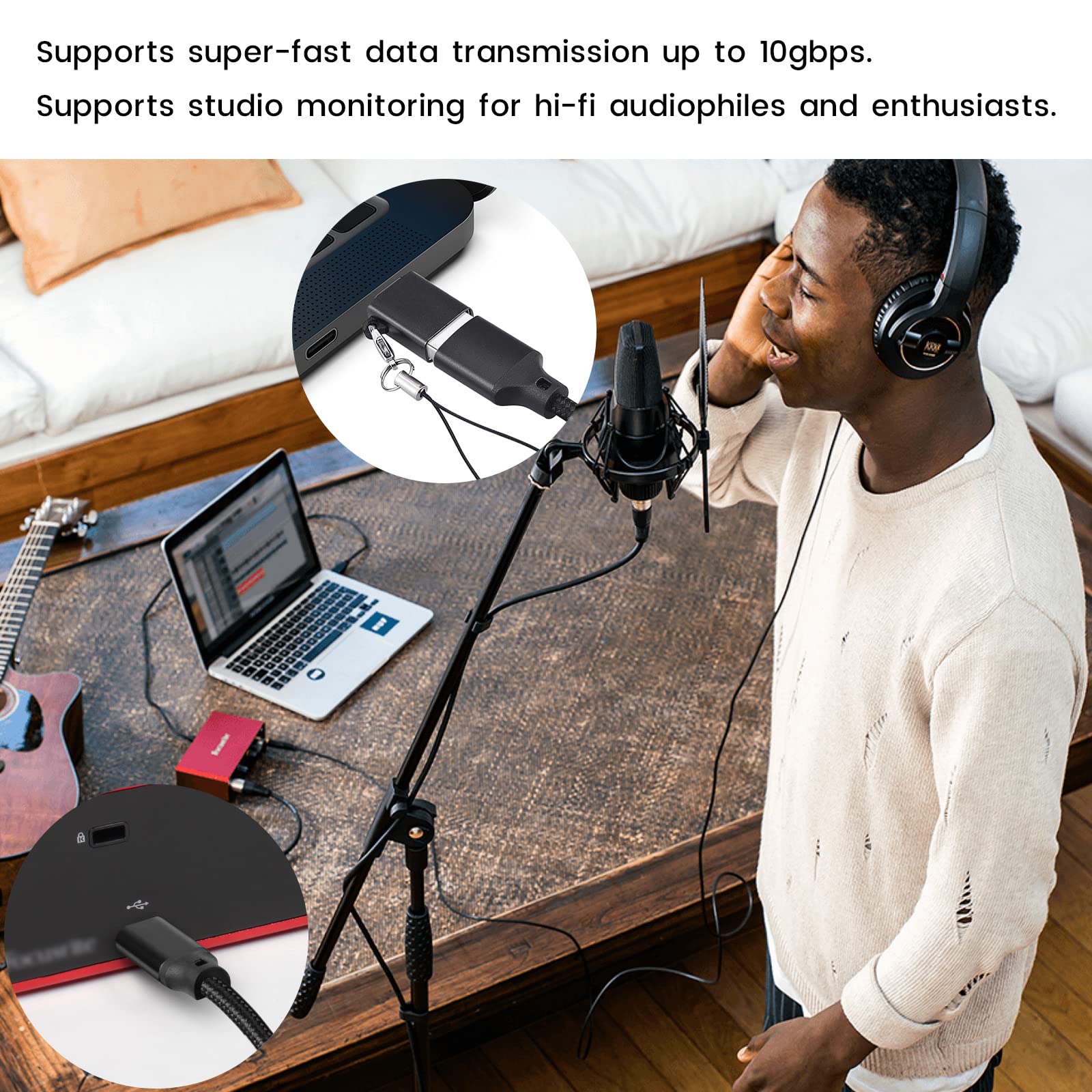 Câble USB C de rechange pour Focusrite Scarlett Solo (3e