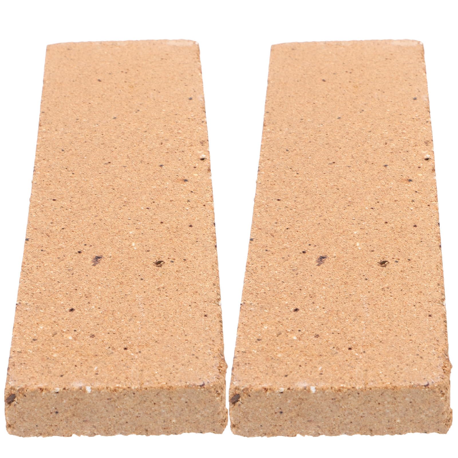 Veemoon 2 Mattoni refrattari per Barbecue e caminetto: 23 x 6,3 x 2 cm - Blocchi refrattari isolanti - Blocco Isolante Termico per Cottura di Argilla, Riparazione di forni, Forno per Pizza, Stufa a