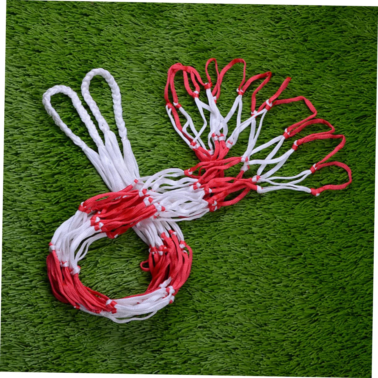 HANABASS 2Pcs Large Capacity Sports Ball Net Bag Drawstring Storage Sling for Soccer Basketball Mesh Carrying Bag with Strap