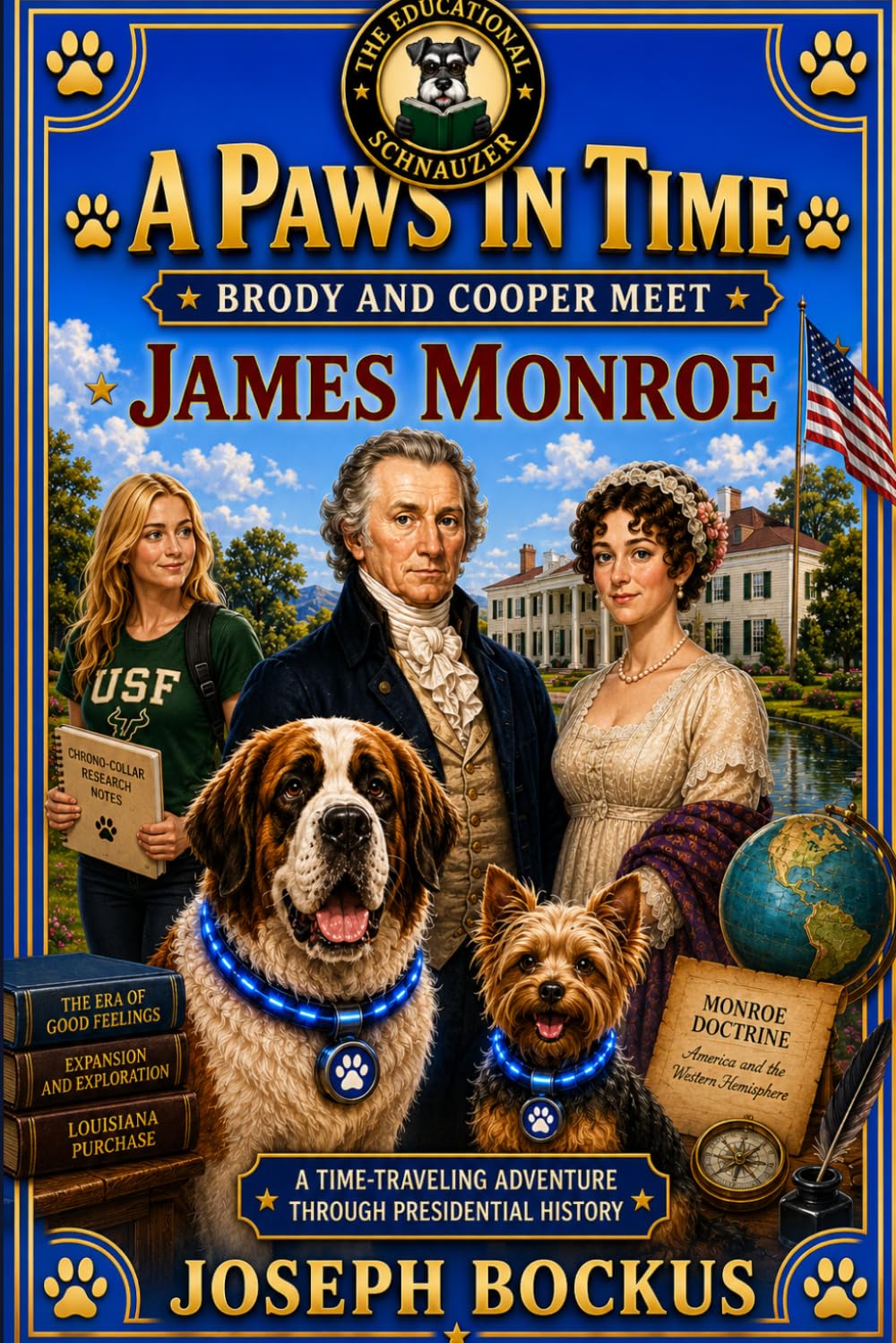 A Paws In Time: Brody and Cooper Meet James Monroe: 5 (A Paws in Time: Brody and Cooper Meet The Presidents)
