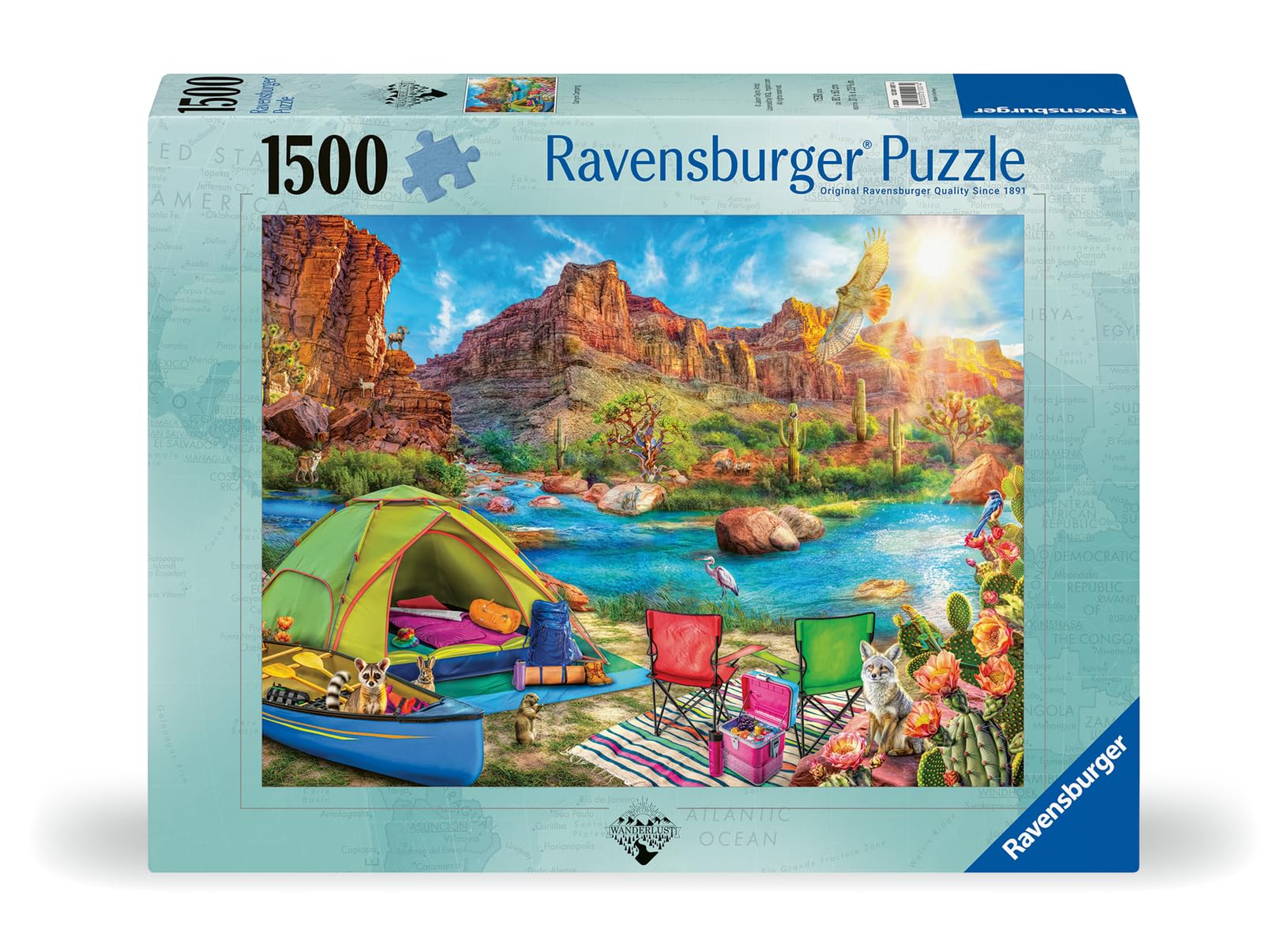 Amazon.com: Ravensburger Canyon Camping - 1500 Piece Jigsaw Puzzle