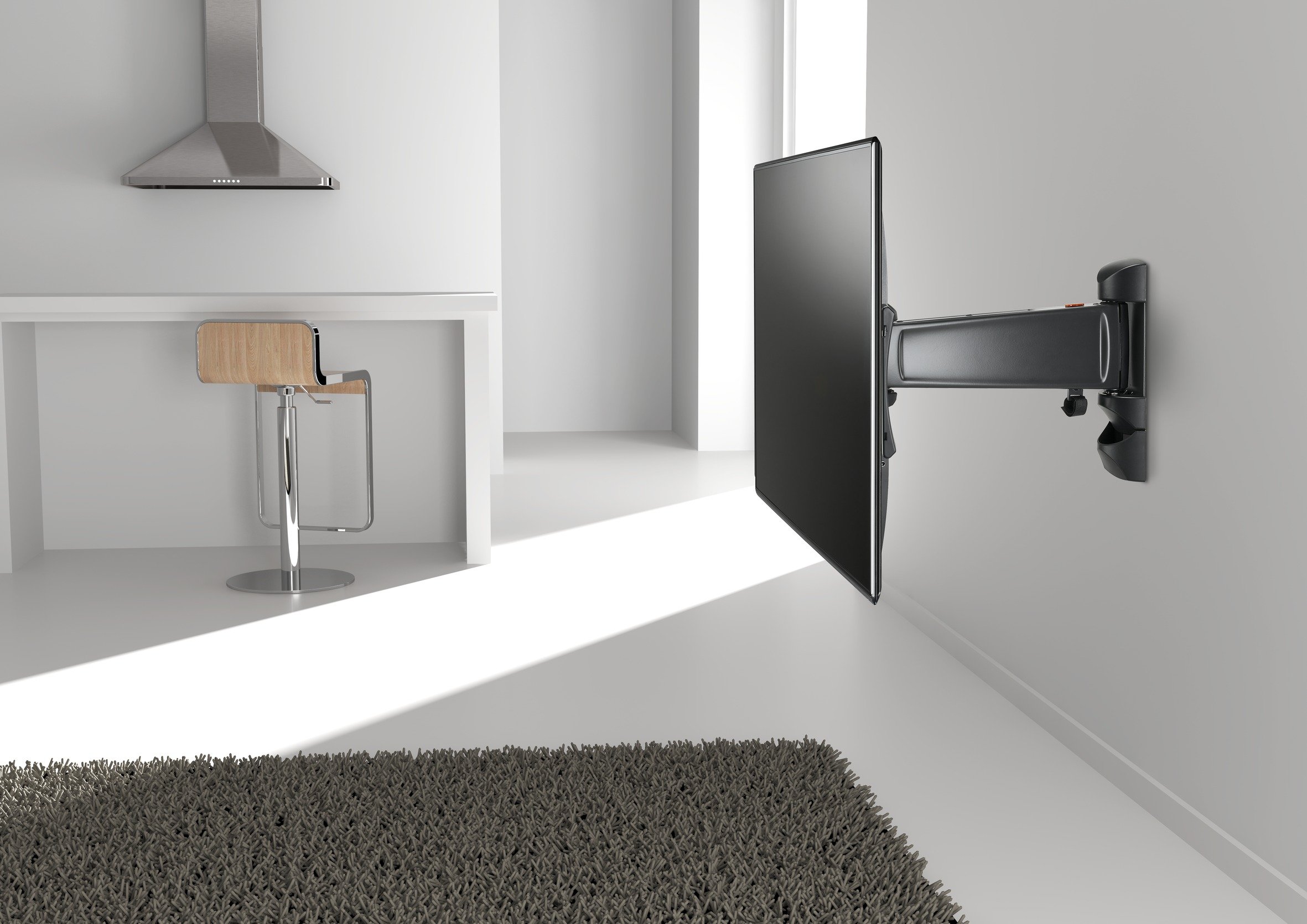 Vogel's Base 25 L Soporte de Pared para TV, Inclinable y Giratorio 120º, para televisores de Entre 40-65 Pulgadas (102-165 cm), VESA Máx. 600x400, Carga Máx. 45 kg, Certificación TÜV