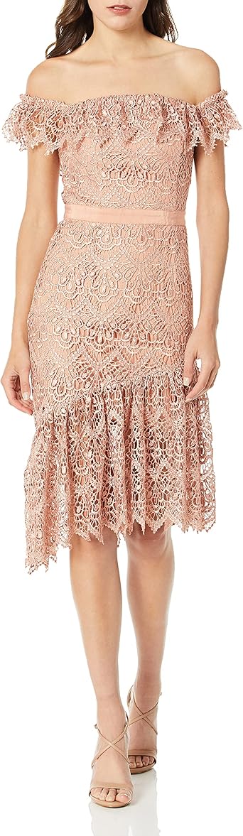 adelyn rae lace cocktail dress
