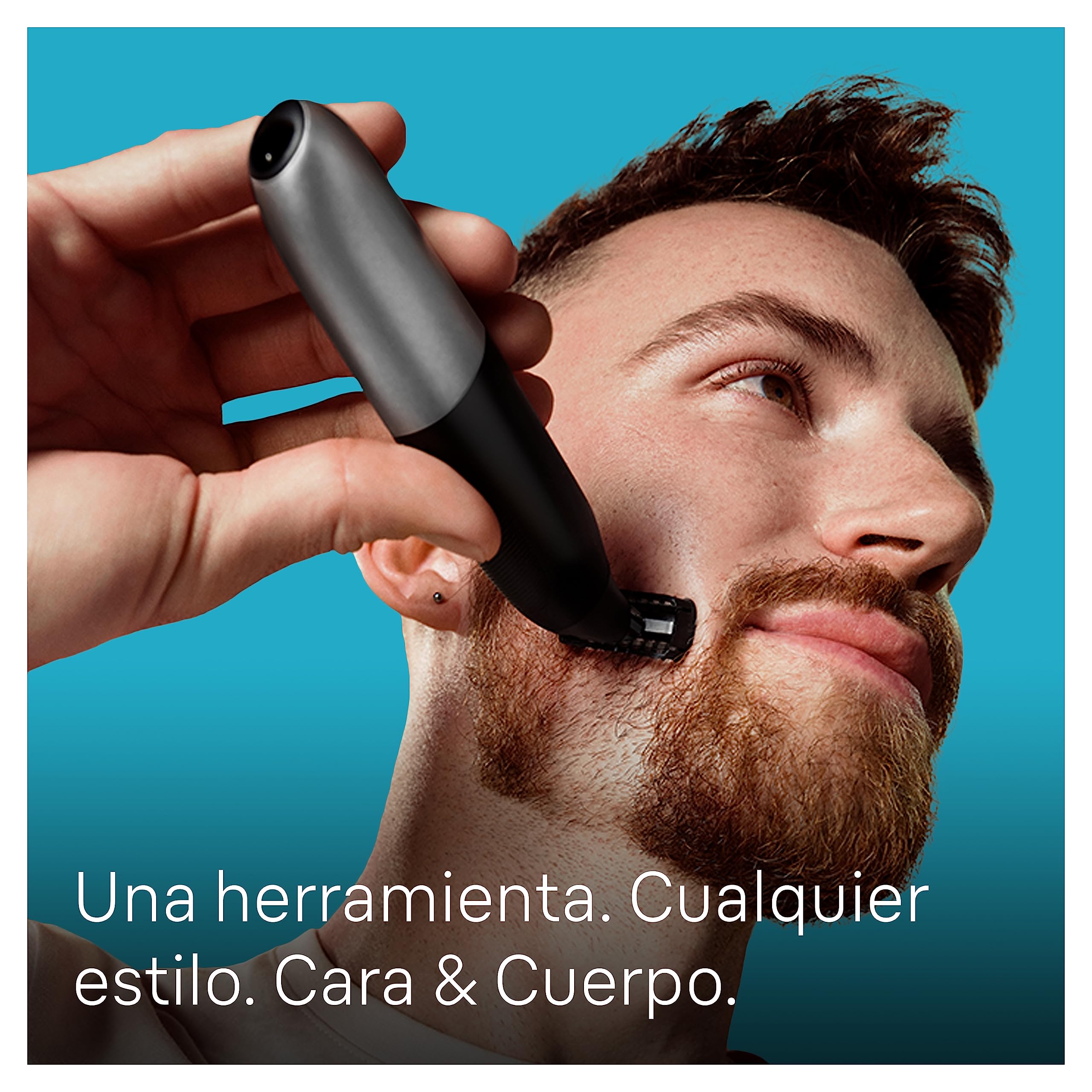Braun Series X Recortadora de Barba, Afeitadora Eléctrica Hombre, Rasuradora para Rostro Y Cuerpo, Cortapelos Hombre, Maquina de Afeitar,Peine Bidireccional,Resistente al Agua, XT5200, Negro
