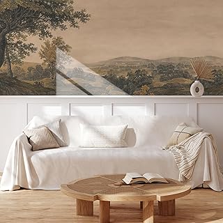 MUDECOR Wall Mural Vintage Countryside Landscape Illustrations Removable...