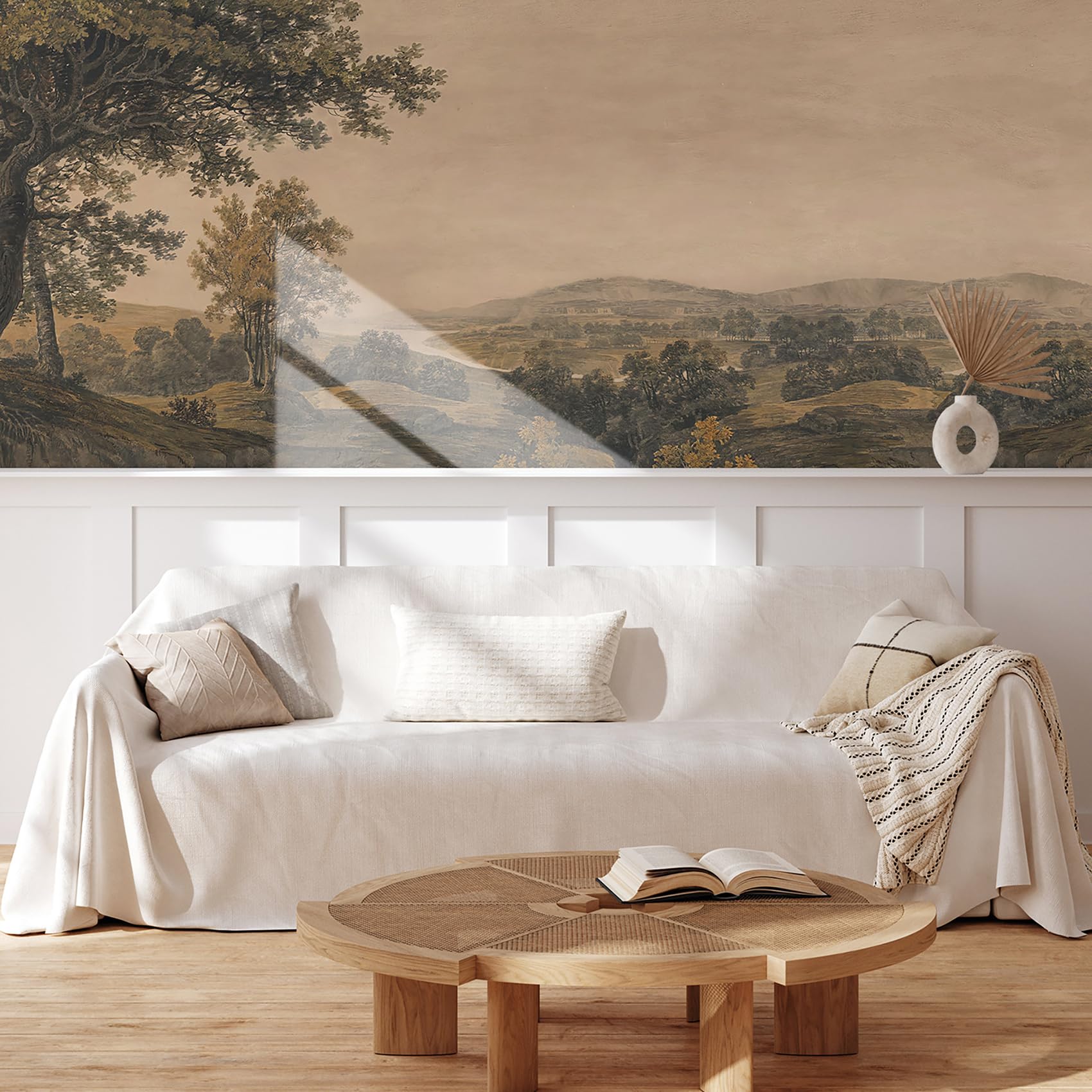 Amazon.com: MUDECOR Wall Mural Vintage Countryside Landscape