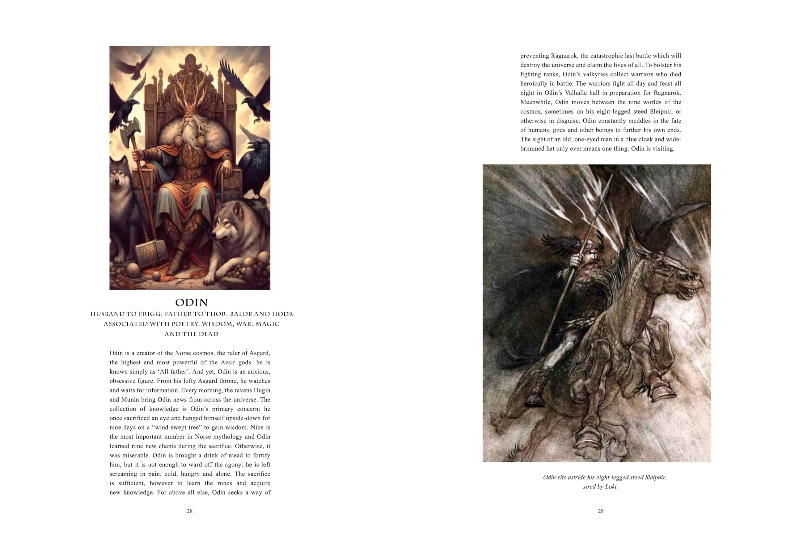 Norse Gods & Myths Illustrated (Chinese Bound Illustrated)