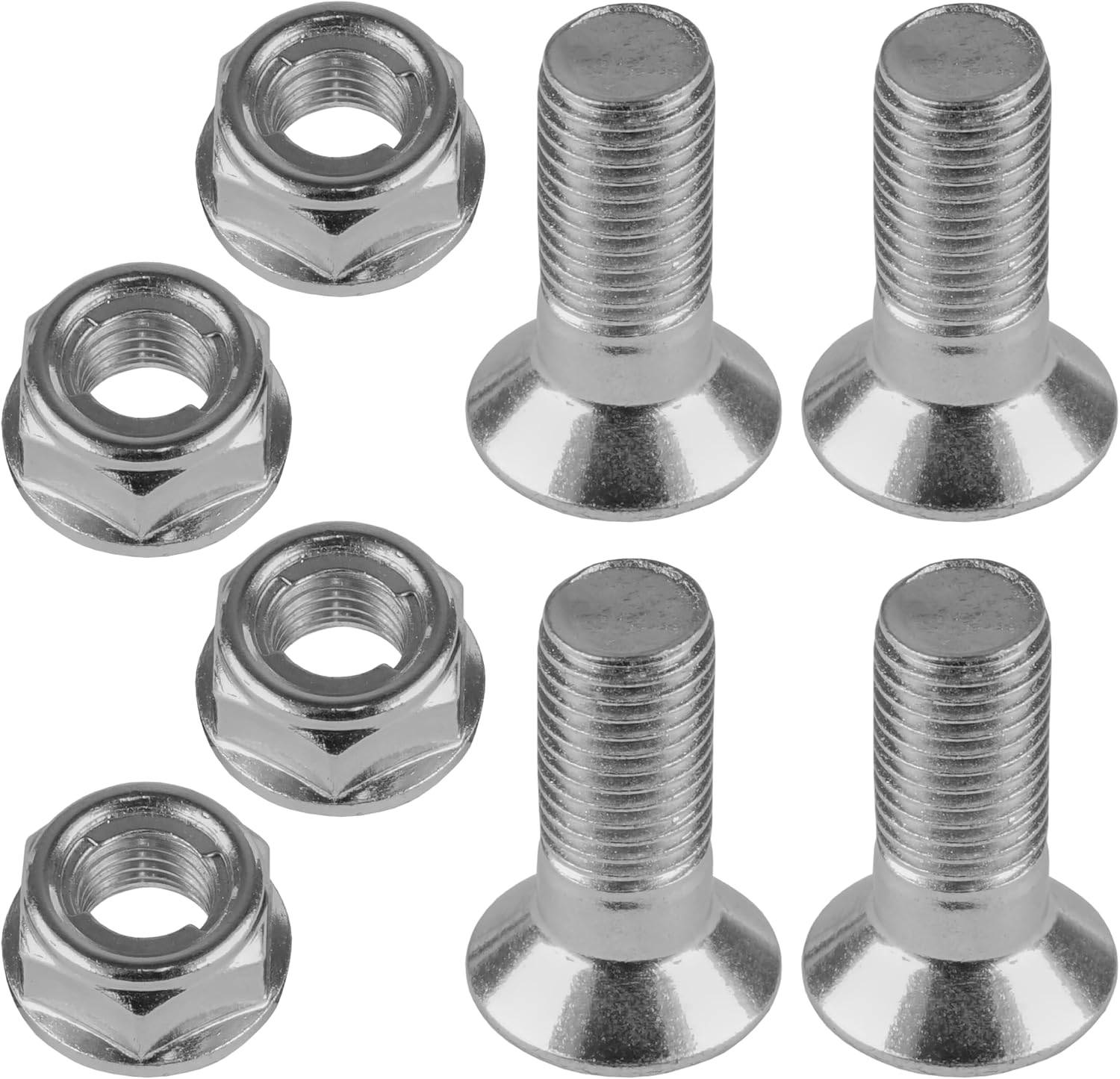 Caltric 4x Rear Wheel Axle Sprocket Bolt and Nut Compatible with Honda Sportrex 400 TRX400EX 1999 2000 2001 2002 2003 2004 2005 2006 2007