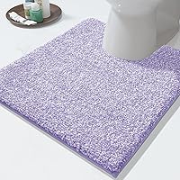 Vista 43 de Yimobra Alfombra de baño larga antideslizante, lavable, suave y absorbente, alfombra de baño de microfibra de doble tono con respaldo de goma