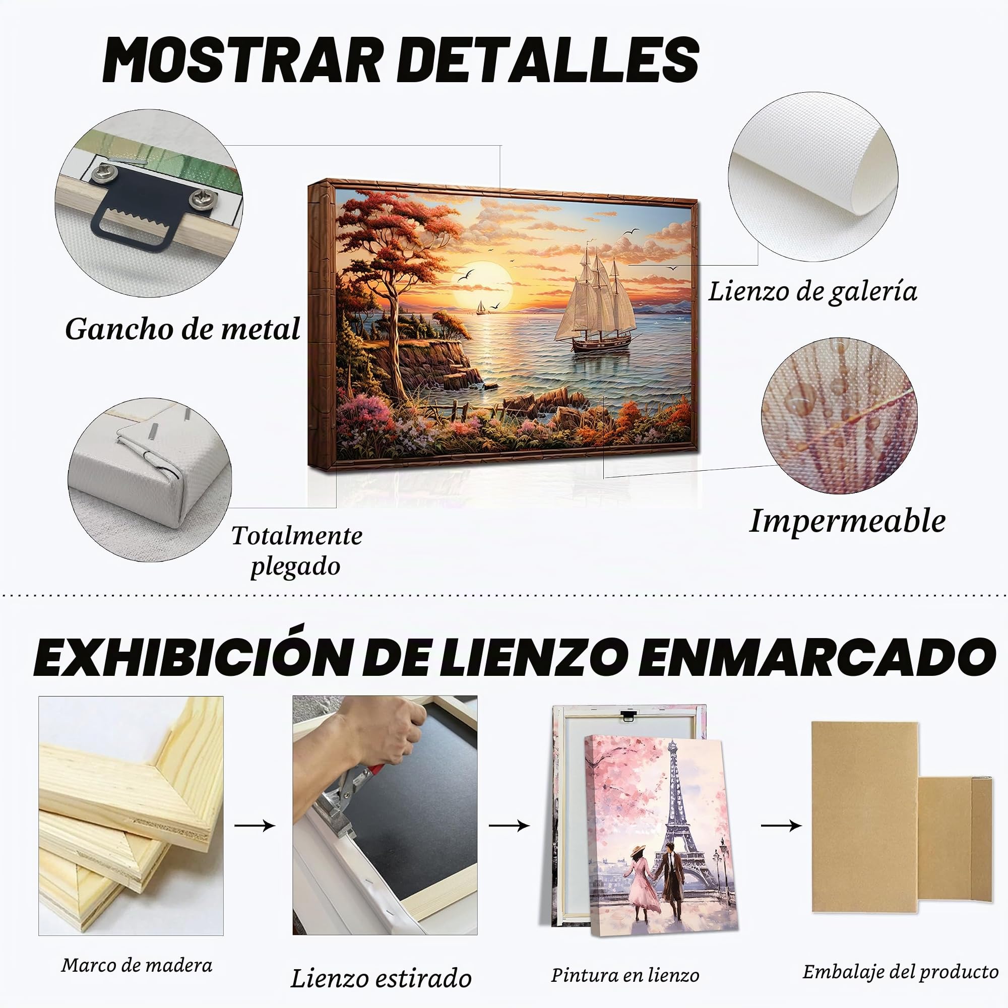CXHOSTENT Lienzo decorativo para pared de Buda, pintura de estatua de Buda con flores de loto, obra de arte de spa zen para decoración de pared de oración budista (12 x 18 pulgadas)