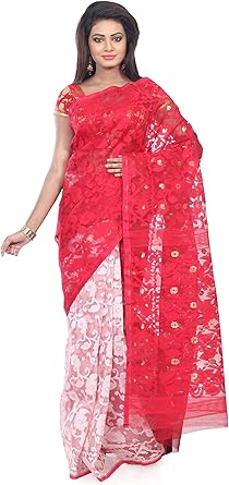 Amazon Com fashion Indian Traditional Handloom Dhakai Jamdani Half N Half Cotton Silk Saree Clothing Shoes Jewelry Amazon Com fashion Indian Traditional Handloom Dhakai Jamdani Half N Half Cotton Silk Saree Clothing Shoes Jewelry
