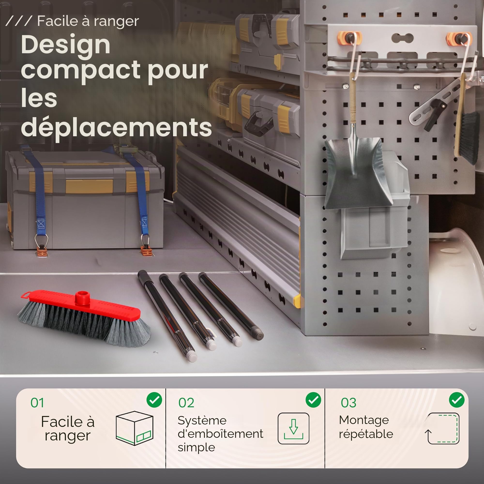 Novaliv Lot de 2 balais d'intérieur en plastique de 30 cm - Poils synthétiques fins - Rouge - Manche enfichable - Filetage - Pour manche de balai de 22 mm