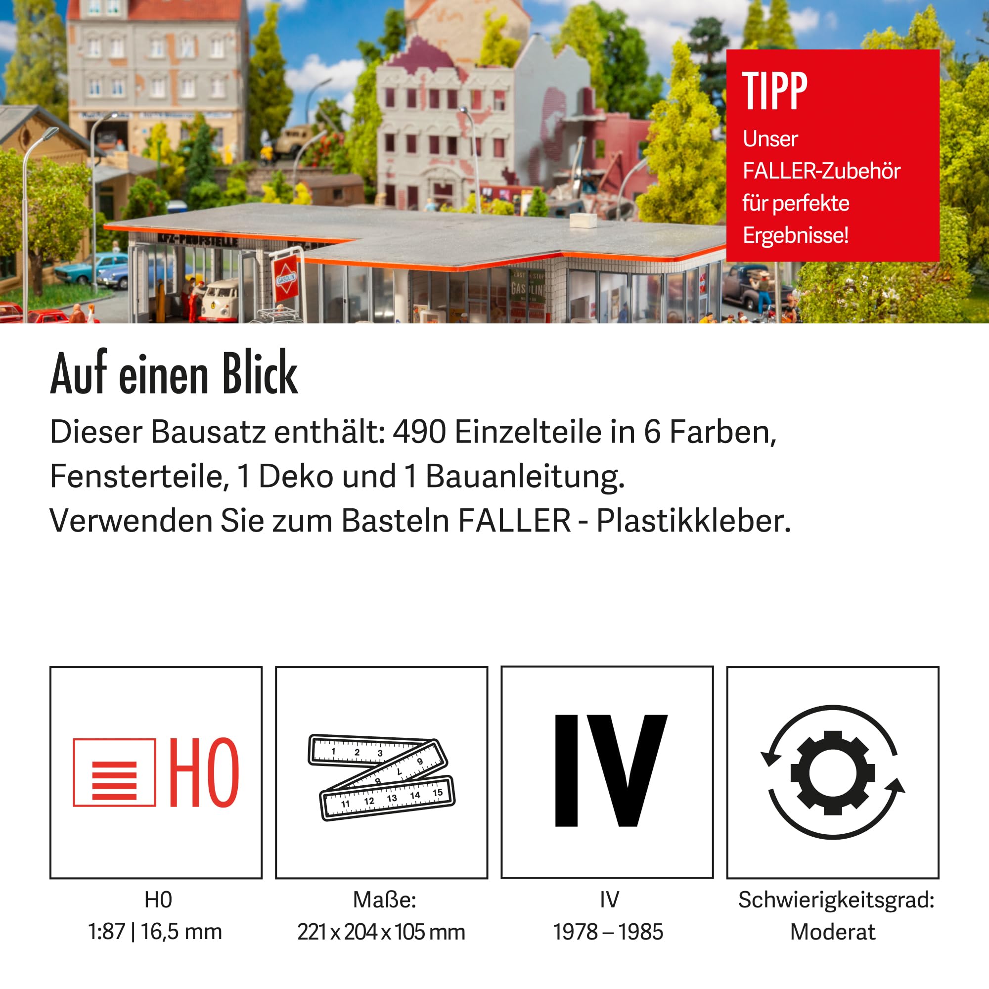 FALLER 130342 - Edeka-Markt „Friedrichsen“