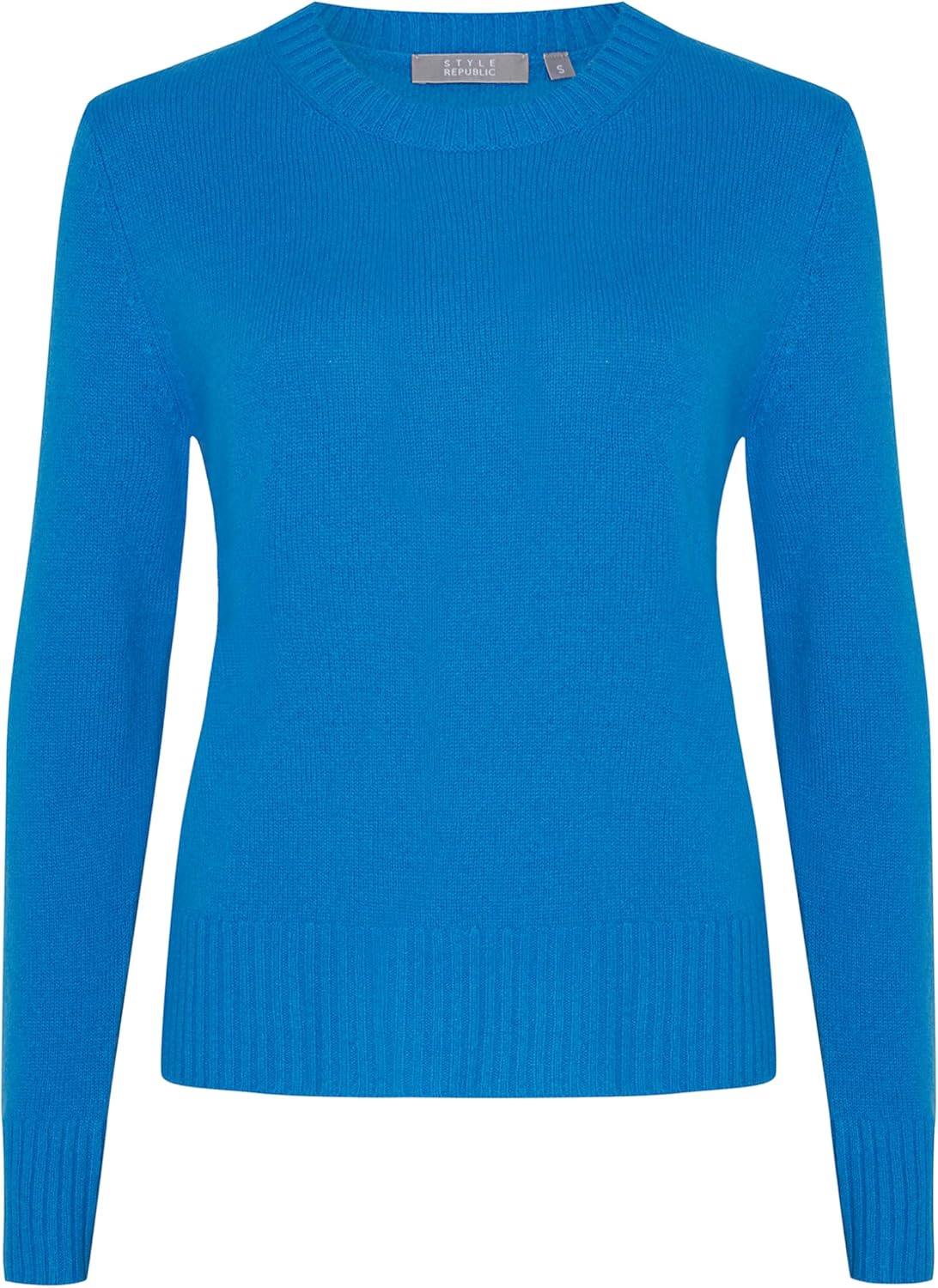Style Republic Women's 100% Pure Cashmere Long Sleeve Crew Neck Sweater - Soft, Warm, and Stylish Winter Knit Pullover - Image 3