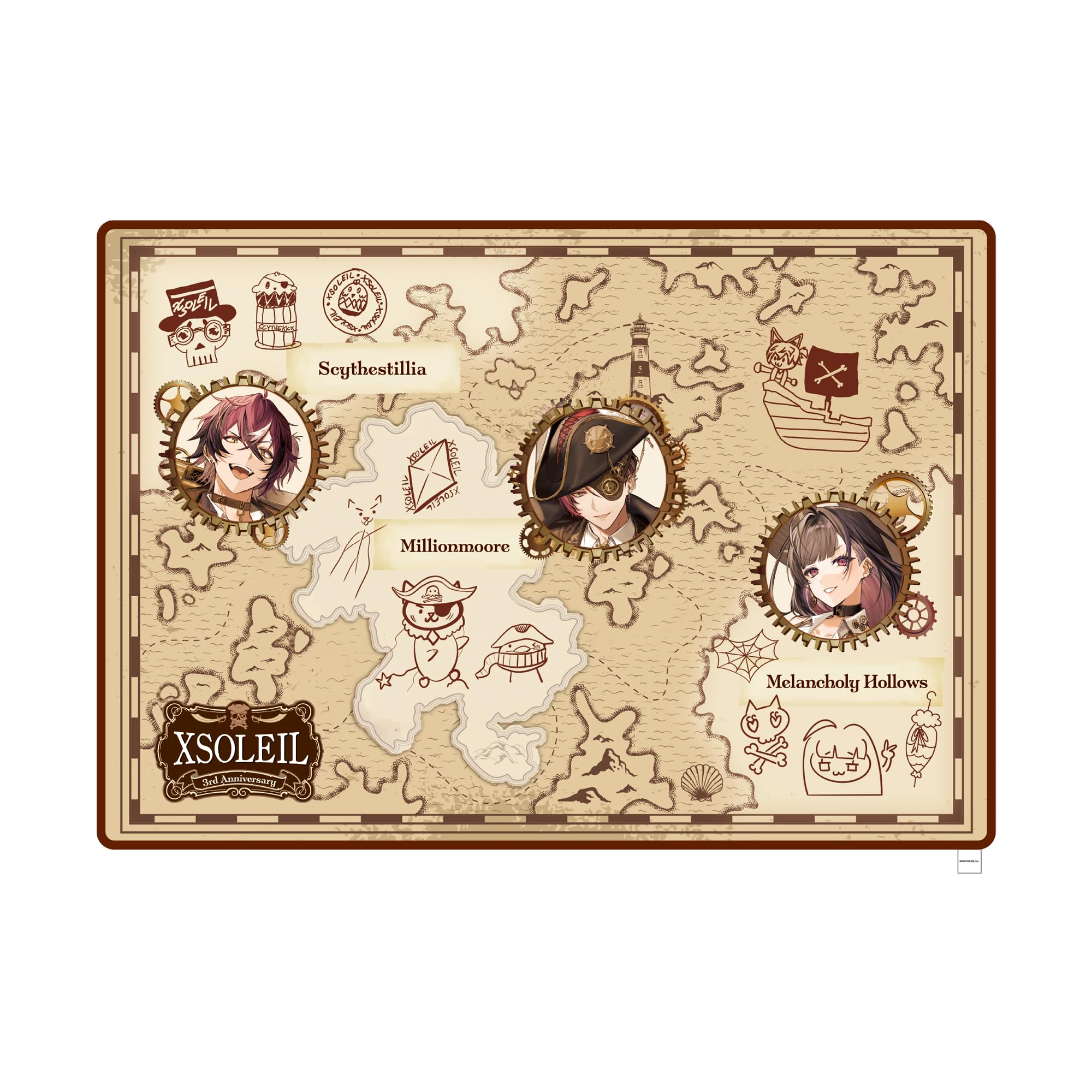 サイバーエージェント(CyberAgent) にじさんじEN Xsoleil ブランケット ポリエステル製