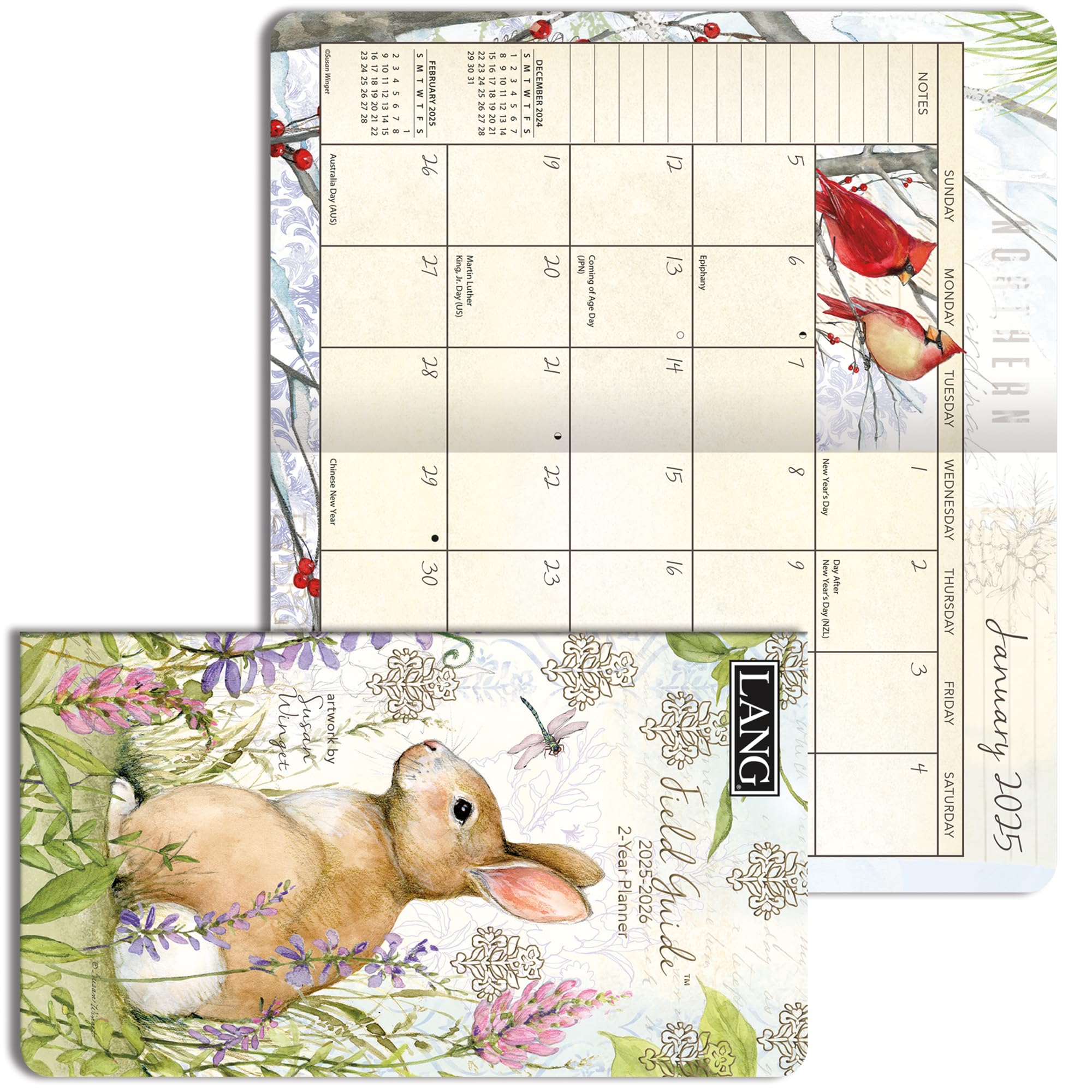 Lang Companies, Field Guide 2025 2 Year Pocket Planner by Susan Winget
