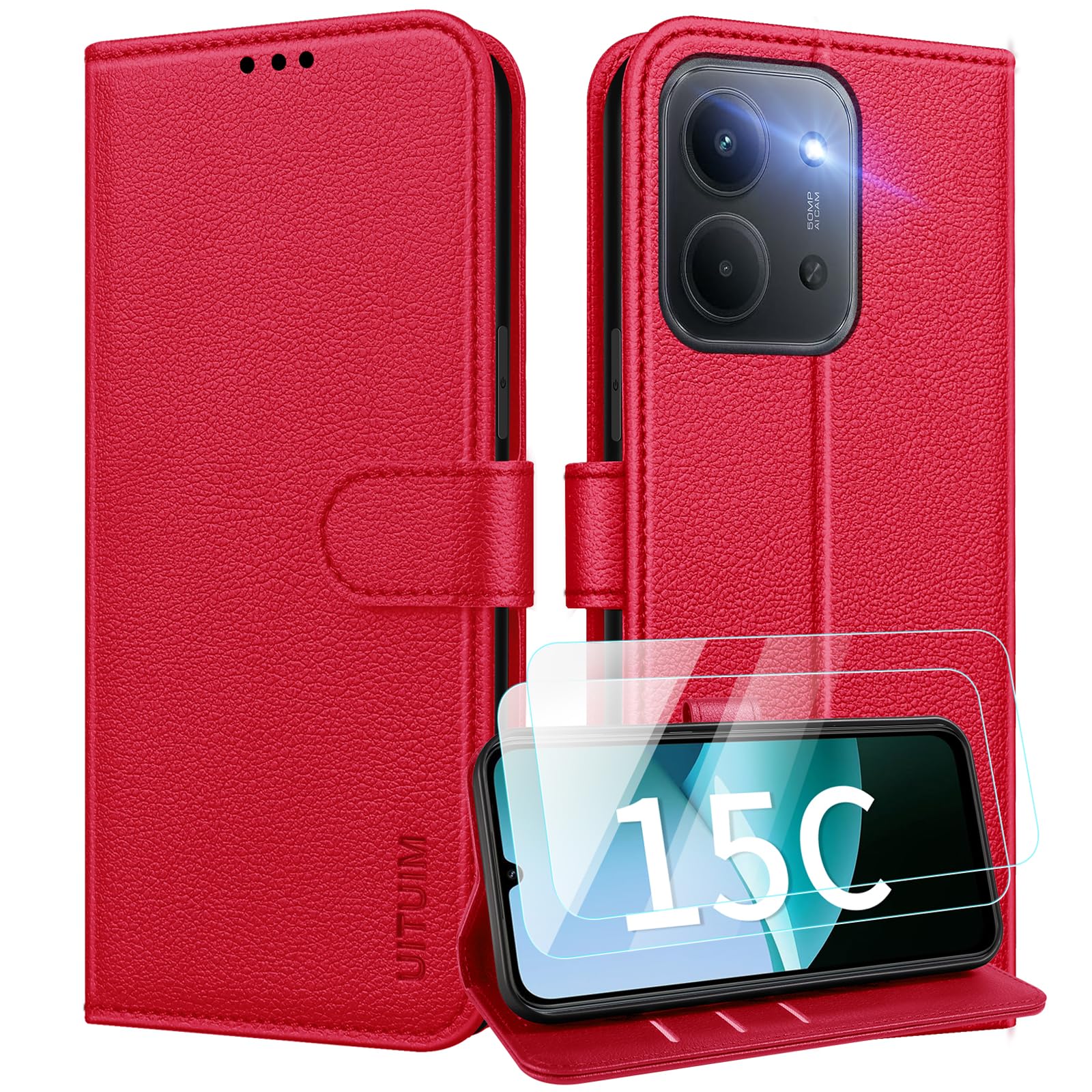 Asuwish Cover per Xiaomi 13 5G con Pellicola Vetro Temperato Vetrino