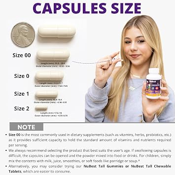 NuBest Tall 10+ Advanced Bone Strength Formula - Supports Immunity, Healthy Development & Optimal Wellness - for Children (10+) & Teens Who Drink Milk Daily - Pack 2 | 2 Months Supply