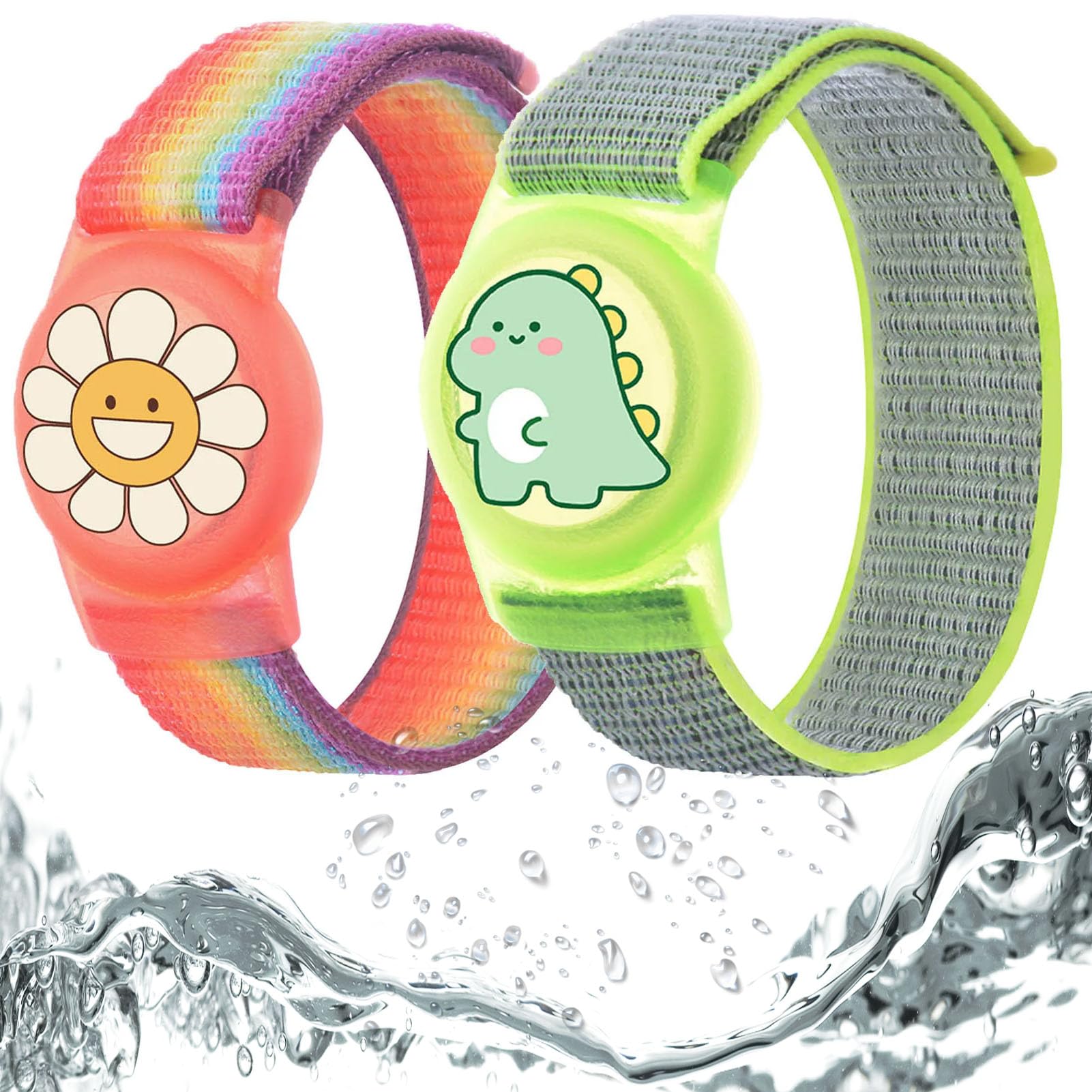 Dingfeiyu Airtag Pulsera niño, Funda Airtag Llavero Case Holder, Correa protección niños, localizador GPS Pulsera para niño Anti-arañazos — view 15