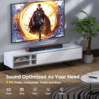 MEREDO D47 Plus Fa Soundbar TV-hez, Beépített Mélynyomóval, 165W, 2.1 Csatornás, 5 EQ Mód, Bluetooth 5.0, Optikai, ARC, 78 cm, Barna 5
