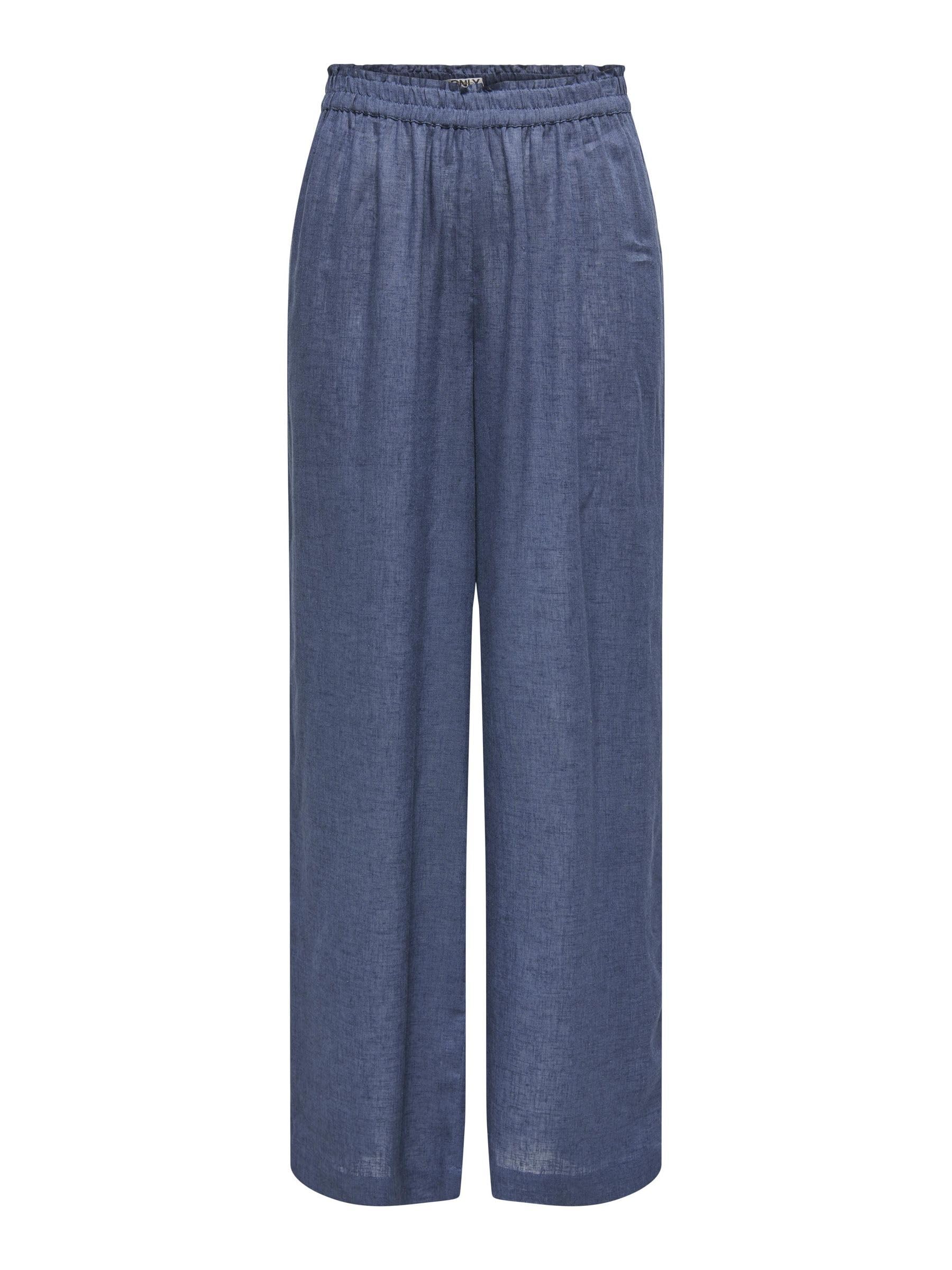 ONLY Onltokyo Hw Linen Blend St Pant Pnt Noos - Spodnie Kobiety