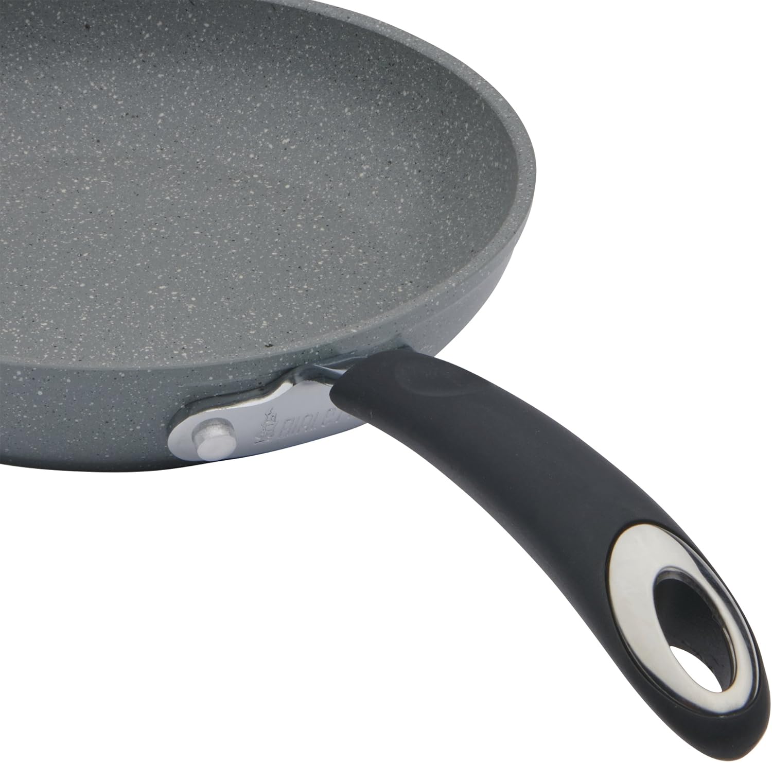 Bialetti 10 Piece Nonstick Granito Cookware Set, Oven Safe, Gray