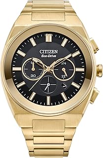 Men's Eco-Drive Modern Axiom Watch, Stainless Steel Case, Chronograph