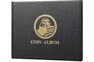 MUDOR Half Dollar Coin Holder Book for Collectors