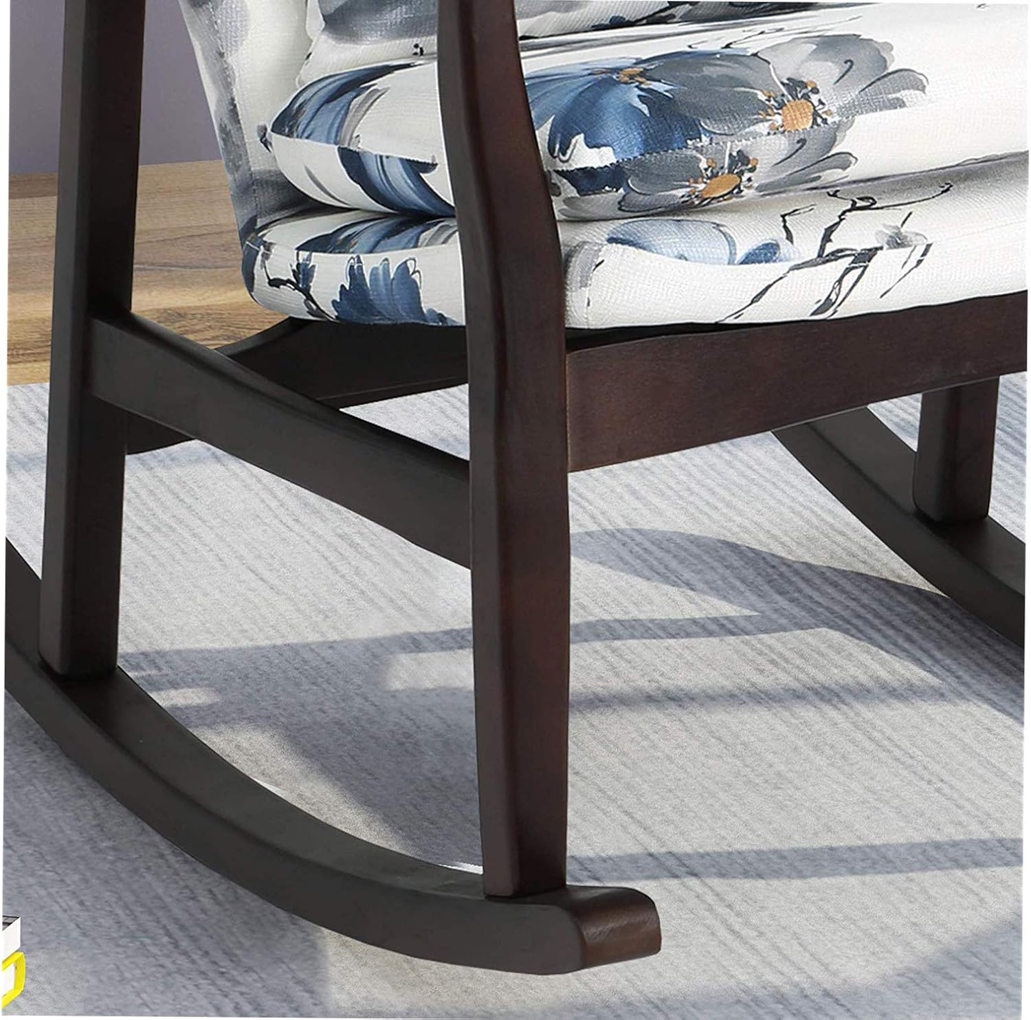 Premium Balen Mid Century Modern Upholstered Rocking Chair