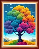 Vista 1 de Redxing Kits de punto de cruz estampados, kit de bordado para principiantes y adultos, gama completa de patrones de bordado, kits de iniciación