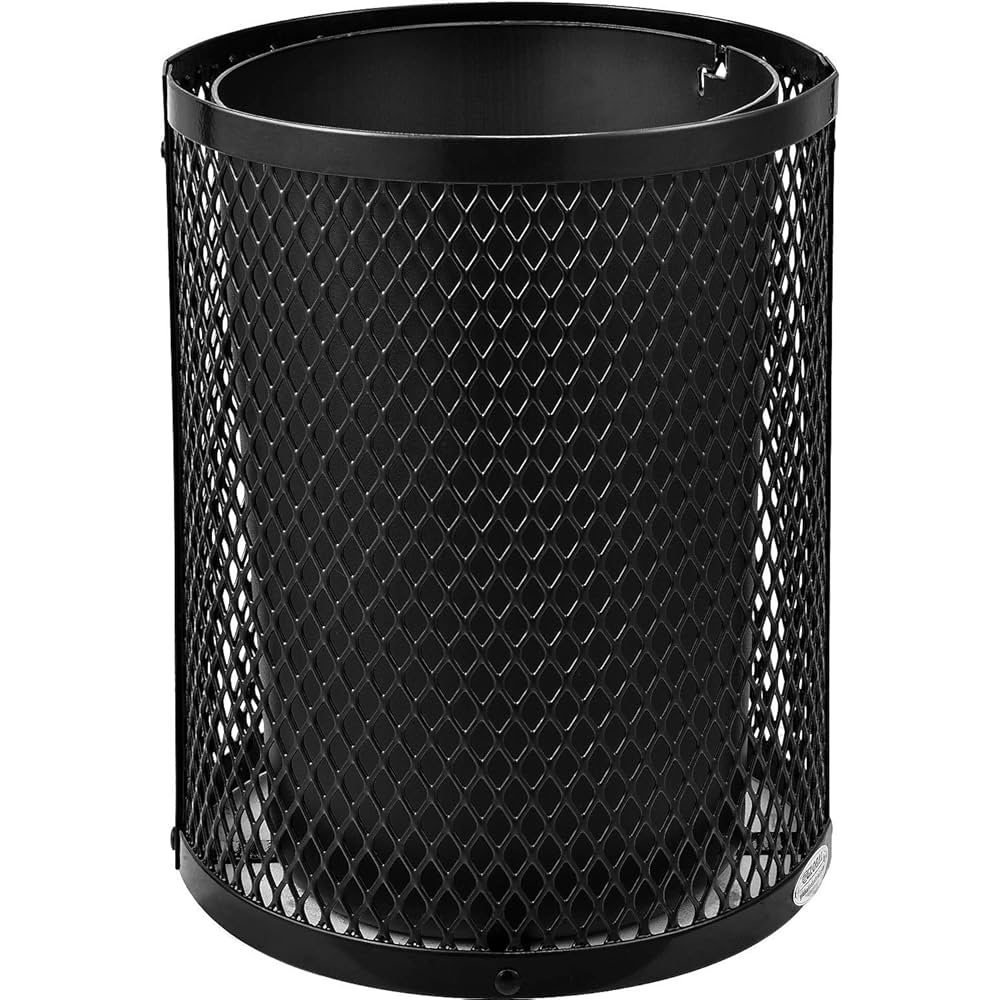Amazon.com: Global Industrial 36 Gallon Outdoor Steel Trash