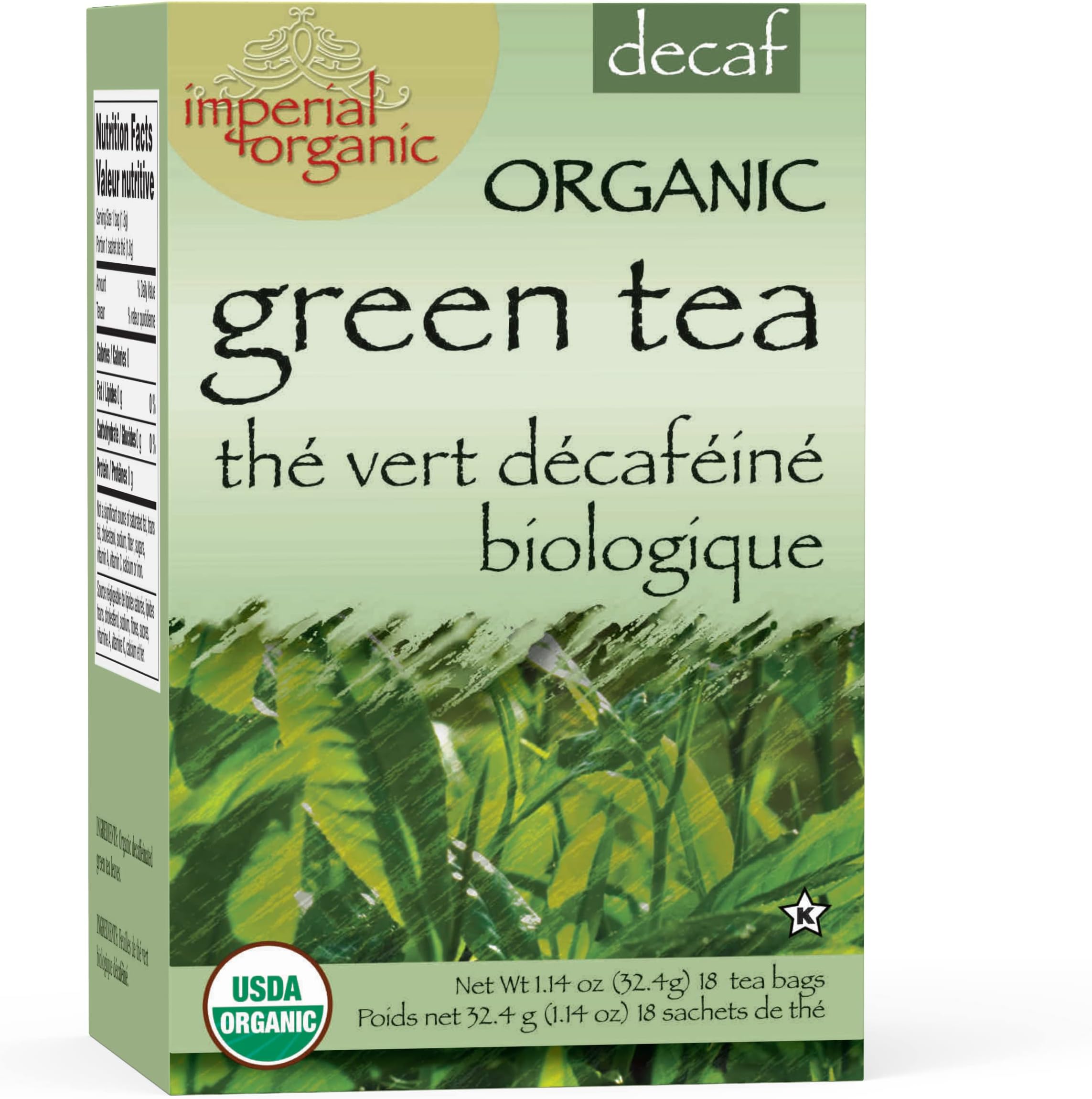 Org Decaffeinated Green 18bg