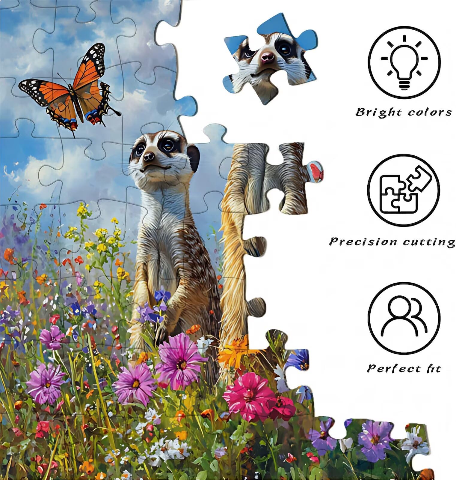 Puzzle 1500 elementów, drewniane puzzle dla dorosłych – Impossible Puzzle 87 x 57 cm niffy gra myśleniowa i łamigłówka dla kobiet i mężczyzn, gra rodzinna, dekoracja domu, prezent dla kobiet