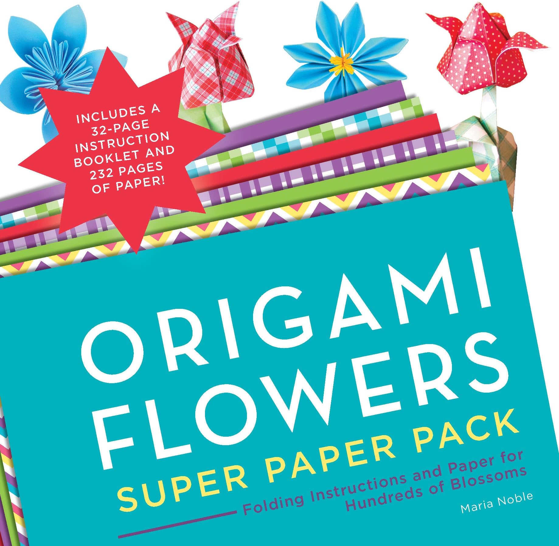 Origami Flowers Super Paper Pack: Folding Instructions and Paper for Hundreds of Blossoms (Origami Super Paper Pack)
