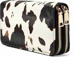 14SS　WTAPS　財布　 CREAM.WALLET.LEATHER.COW Amazon.com: Nabegum Cow Print Wallet for Women Money