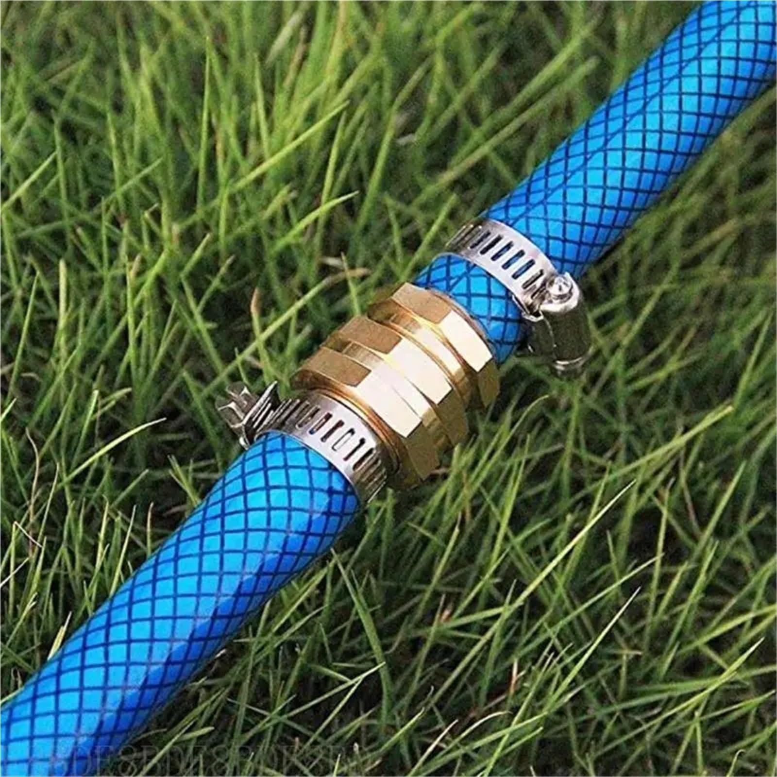 Lot de 5 connecteurs de tuyau d'arrosage en acier inoxydable pour tuyau d'arrosage de 1,9 cm