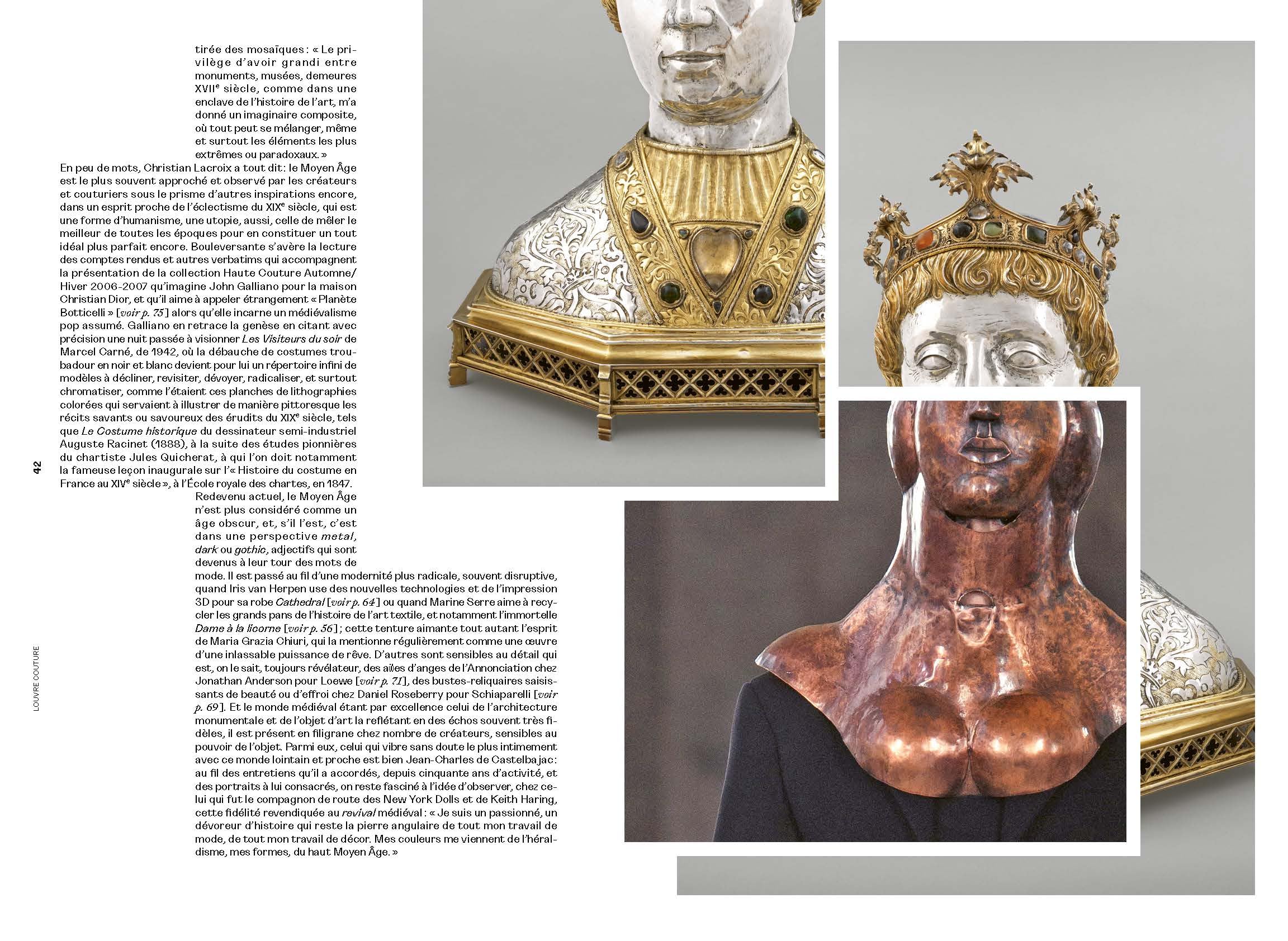 Louvre couture: Objets d'art, objets de mode