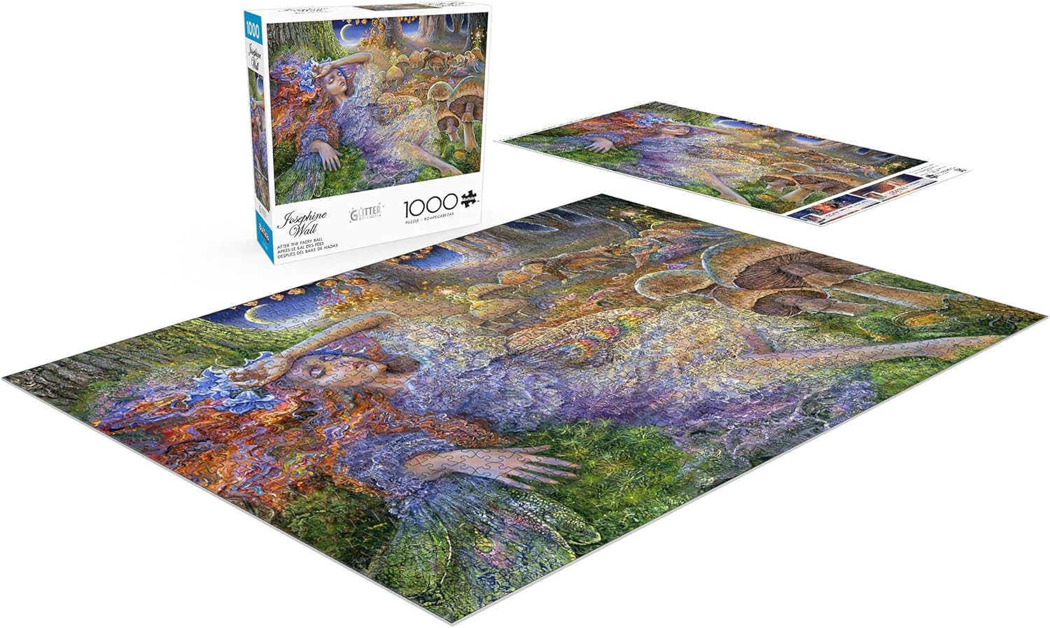 Buffalo Games - Josephine Wall - Glitter - After the Faery Ball - 1000 Piece Jigsaw Puzzle for Adults - Challenging Puzzle Perfect for Game Nights - Finished Size is 26.75 x 19.75