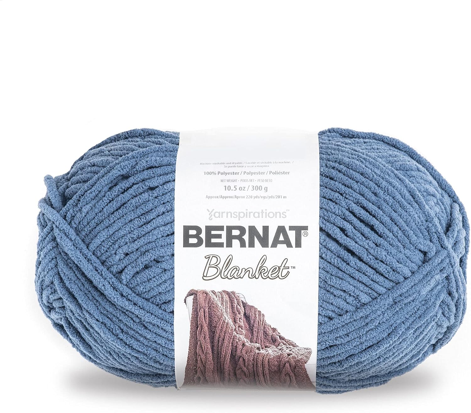 BERNAT Blanket, Country Blue, 2x300g - Image 4